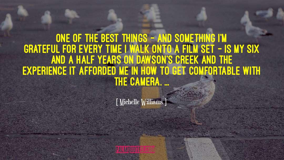 Film Set quotes by Michelle Williams