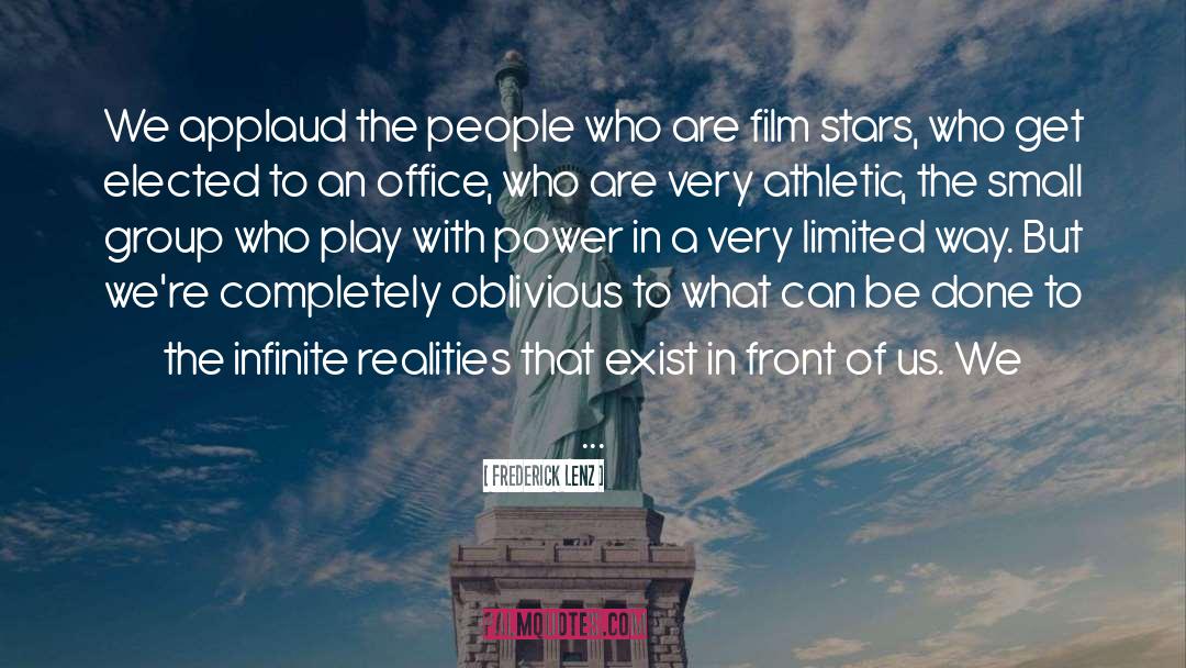 Film Stars quotes by Frederick Lenz