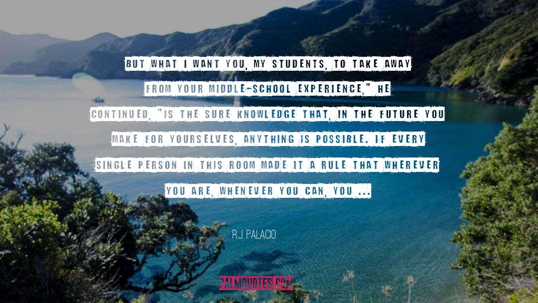 Film Students quotes by R.J. Palacio