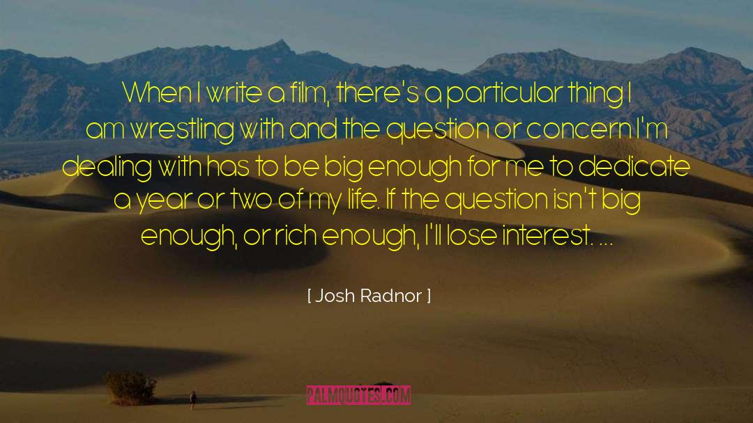 Film Writing quotes by Josh Radnor