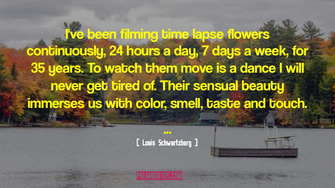 Filming quotes by Louis Schwartzberg