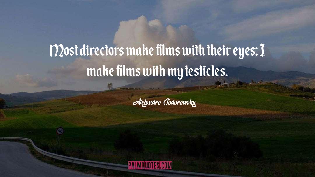 Filmmaker quotes by Alejandro Jodorowsky