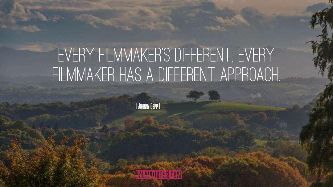 Filmmakers quotes by Johnny Depp