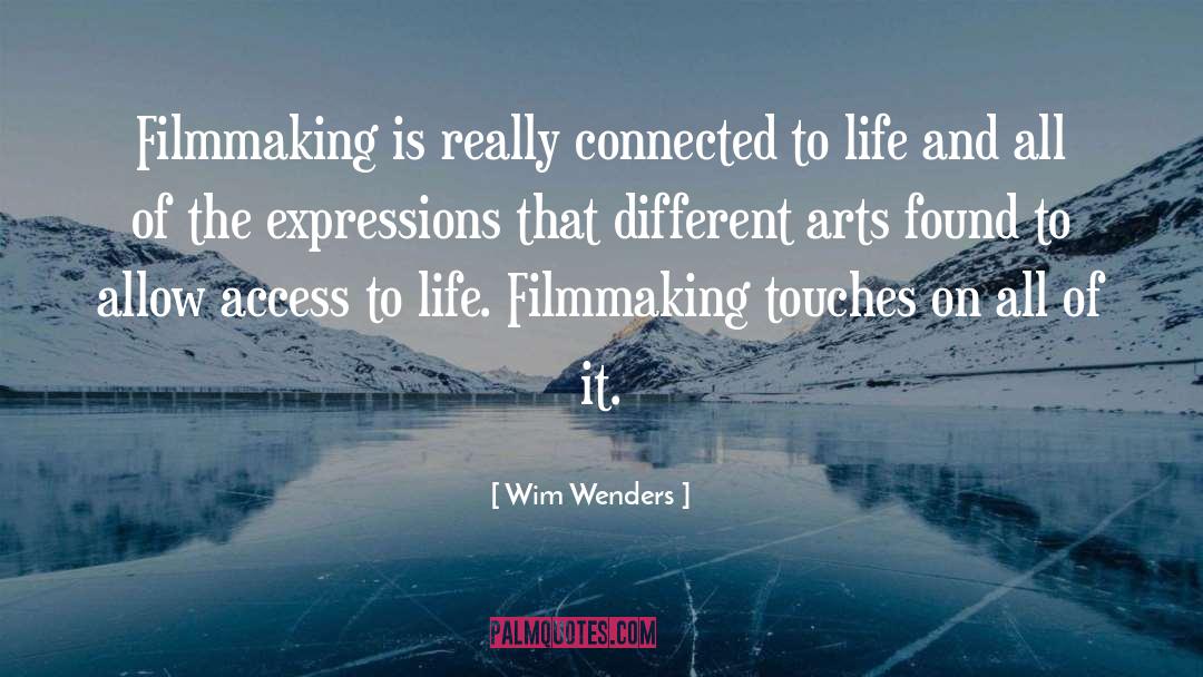 Filmmaking quotes by Wim Wenders