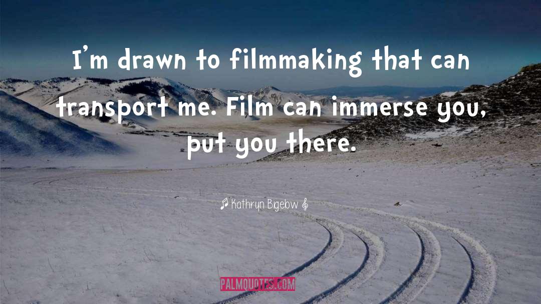 Filmmaking quotes by Kathryn Bigelow