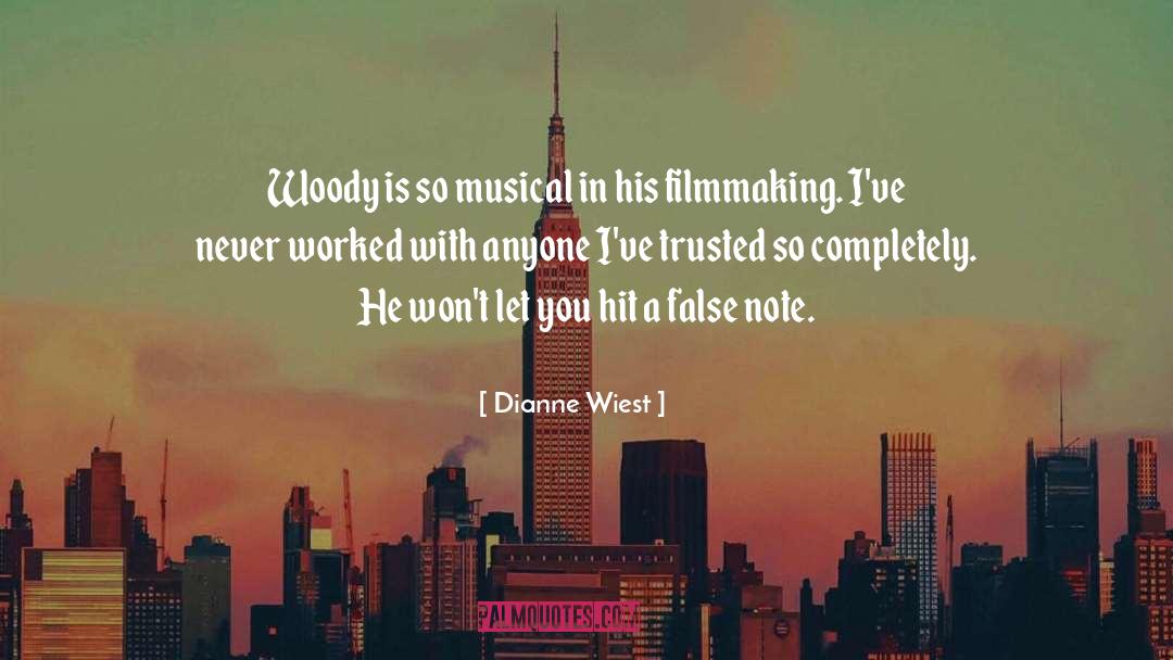 Filmmaking quotes by Dianne Wiest