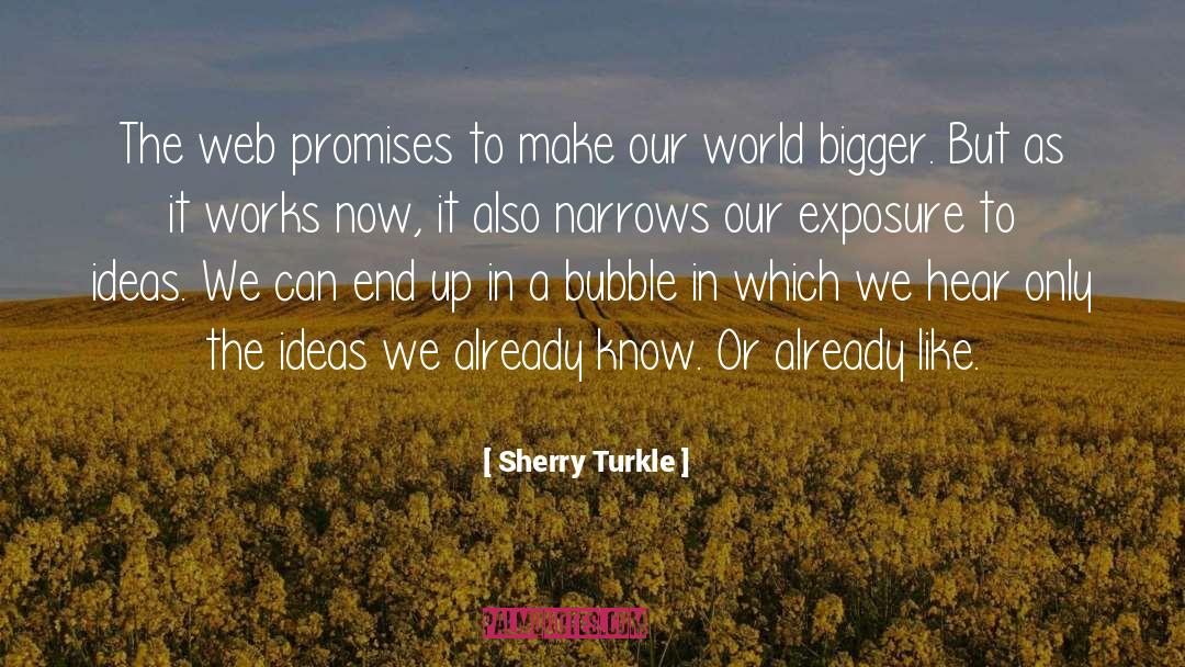 Filter Bubble quotes by Sherry Turkle