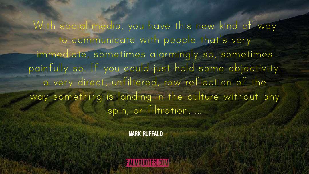Filtration quotes by Mark Ruffalo