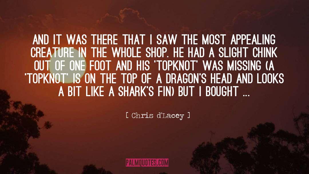 Fin quotes by Chris D'Lacey