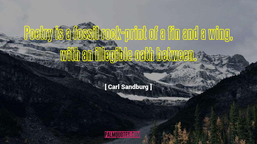 Fin quotes by Carl Sandburg