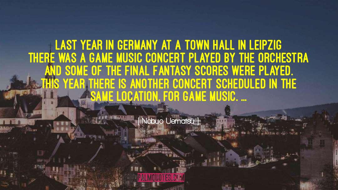 Final Fantasy quotes by Nobuo Uematsu