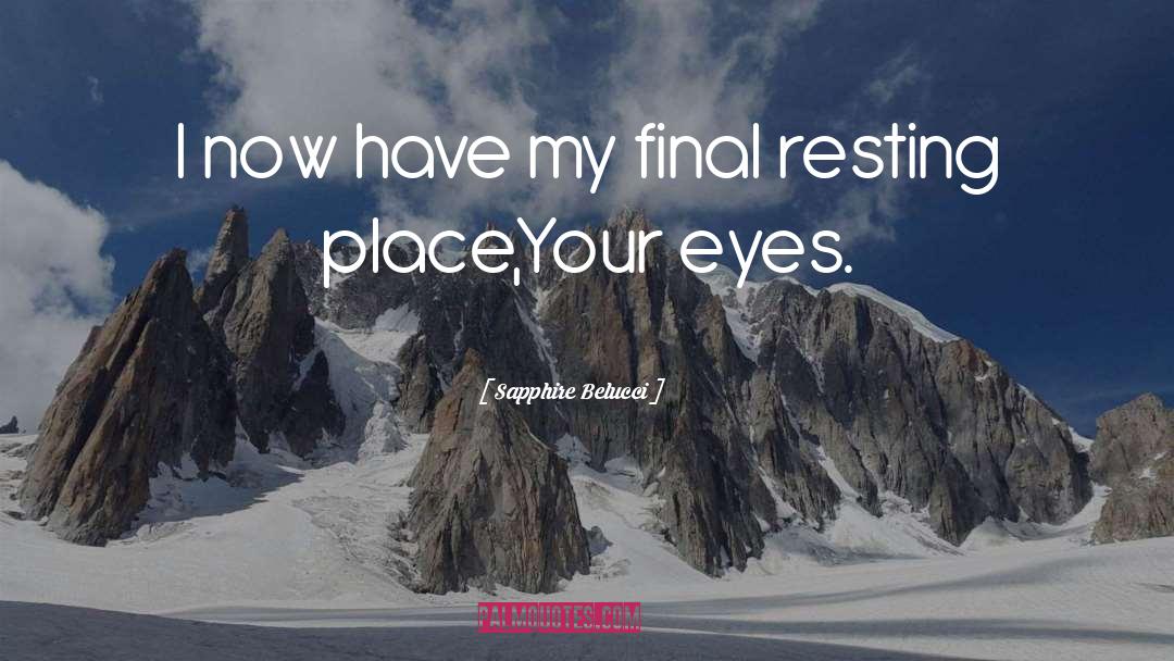 Final Resting quotes by Sapphire Belucci