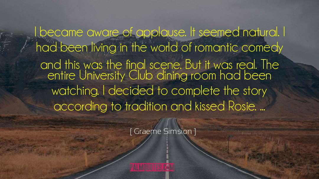 Final Scene quotes by Graeme Simsion