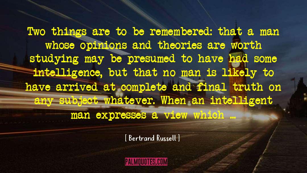 Final Statements quotes by Bertrand Russell