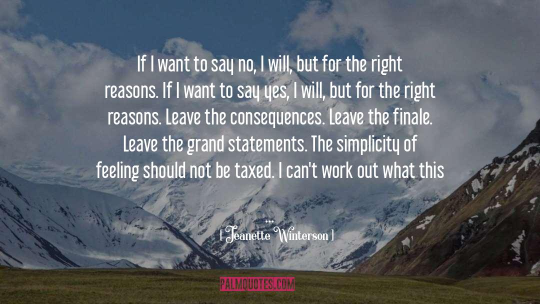 Finale quotes by Jeanette Winterson