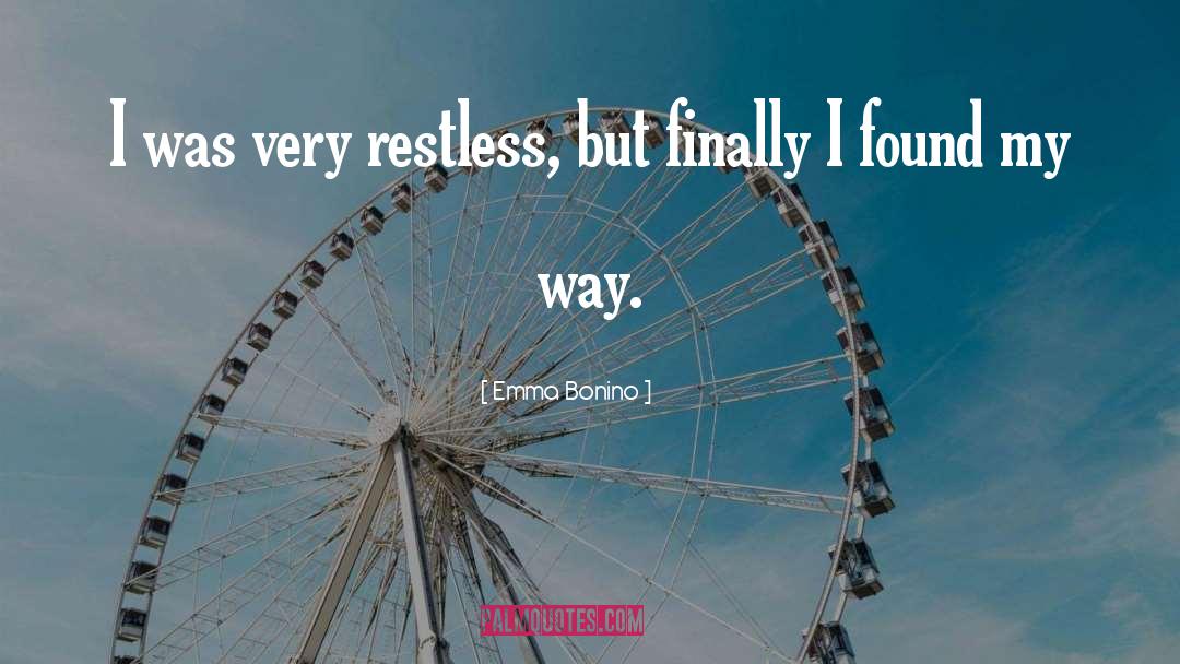 Finally Found Peace quotes by Emma Bonino
