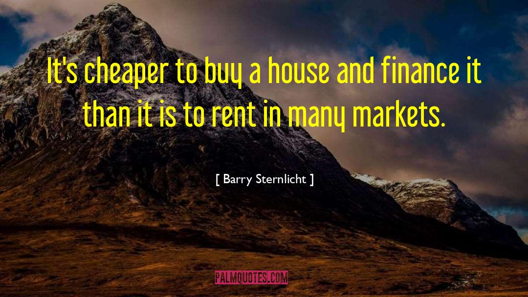 Finance It quotes by Barry Sternlicht