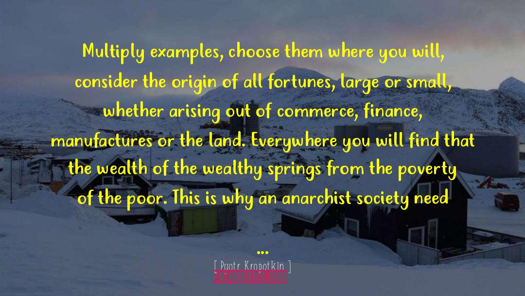 Finance It quotes by Pyotr Kropotkin