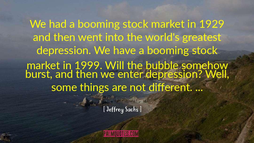 Finance Market quotes by Jeffrey Sachs