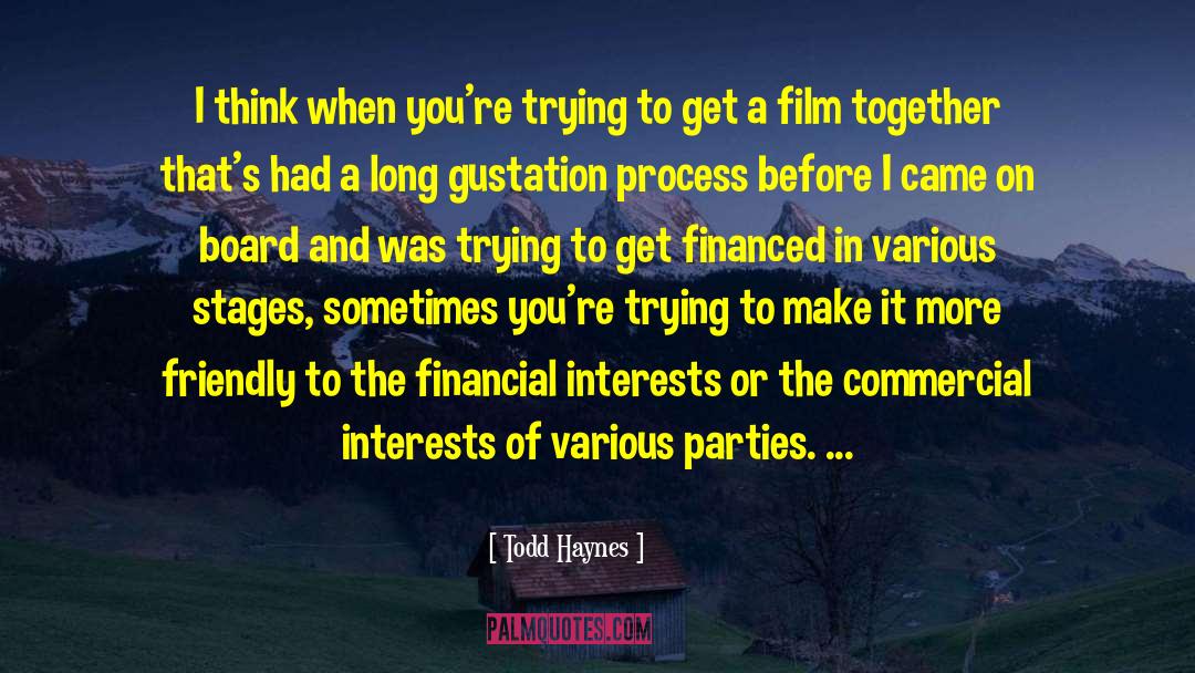 Financial Advisor quotes by Todd Haynes