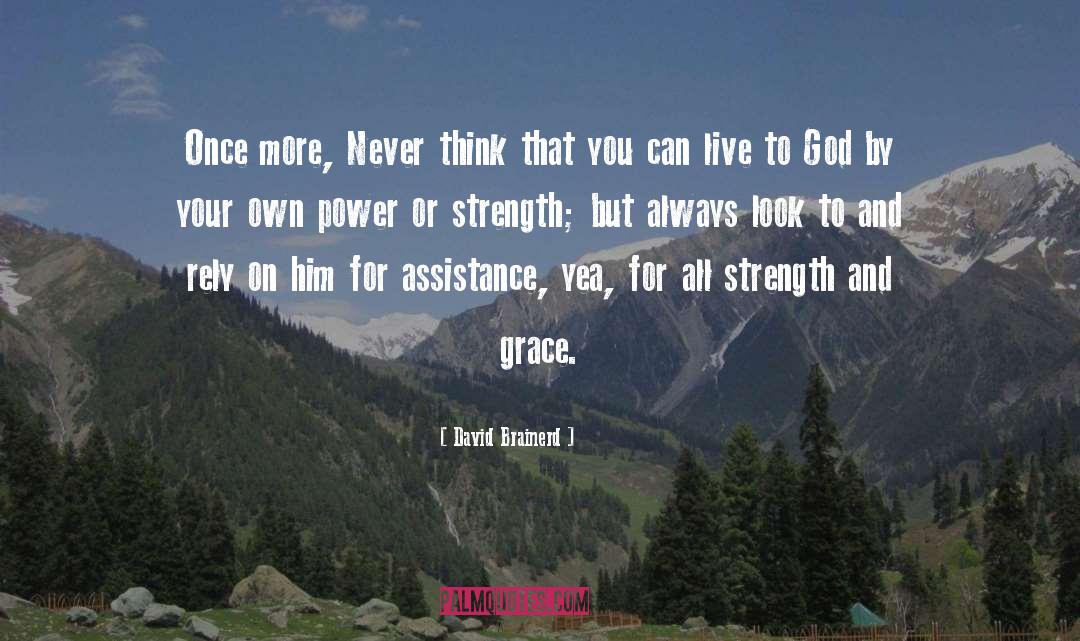 Financial Assistance quotes by David Brainerd