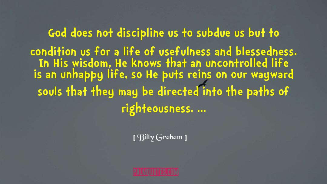Financial Discipline quotes by Billy Graham