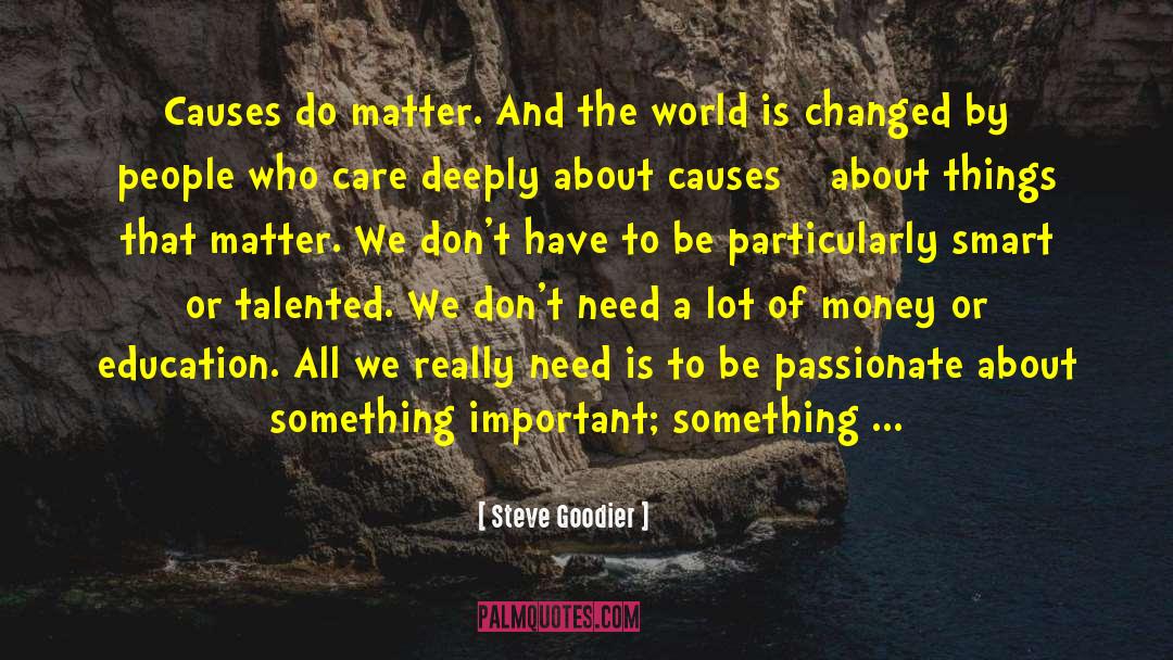 Financial Education quotes by Steve Goodier