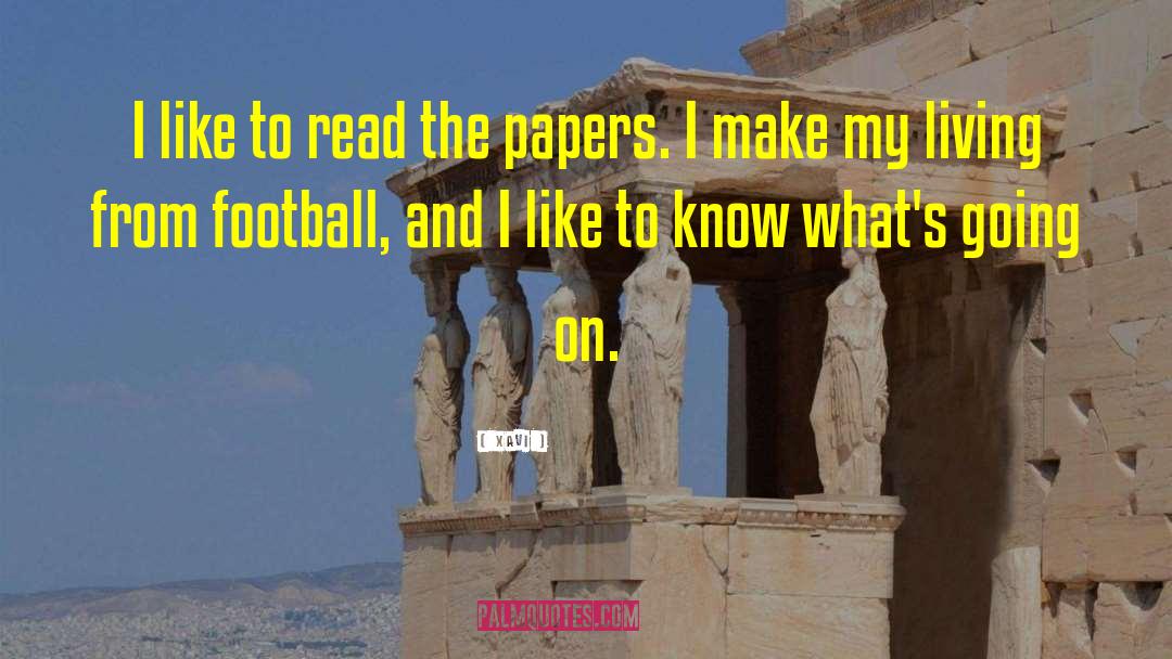 Financial Football quotes by Xavi