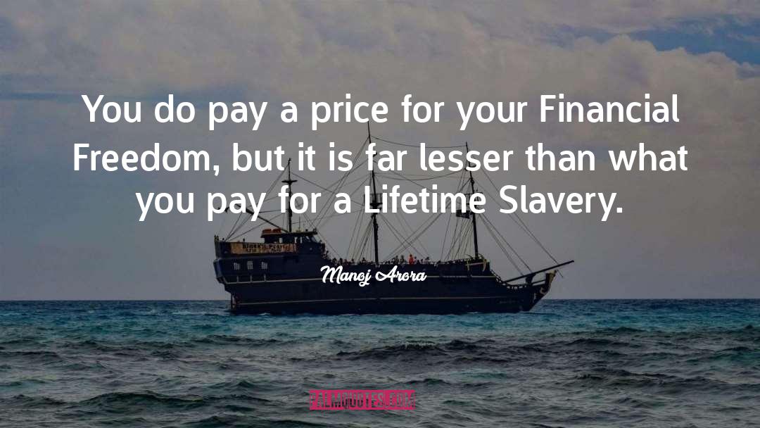 Financial Freedom quotes by Manoj Arora