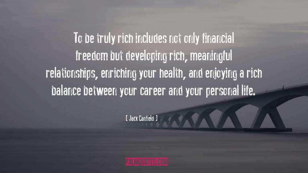 Financial Freedom quotes by Jack Canfield