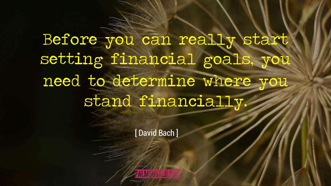 Financial Goals quotes by David Bach