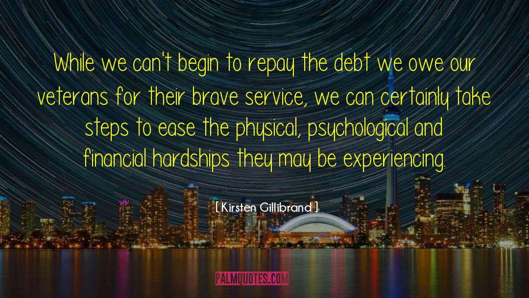 Financial Hardships quotes by Kirsten Gillibrand