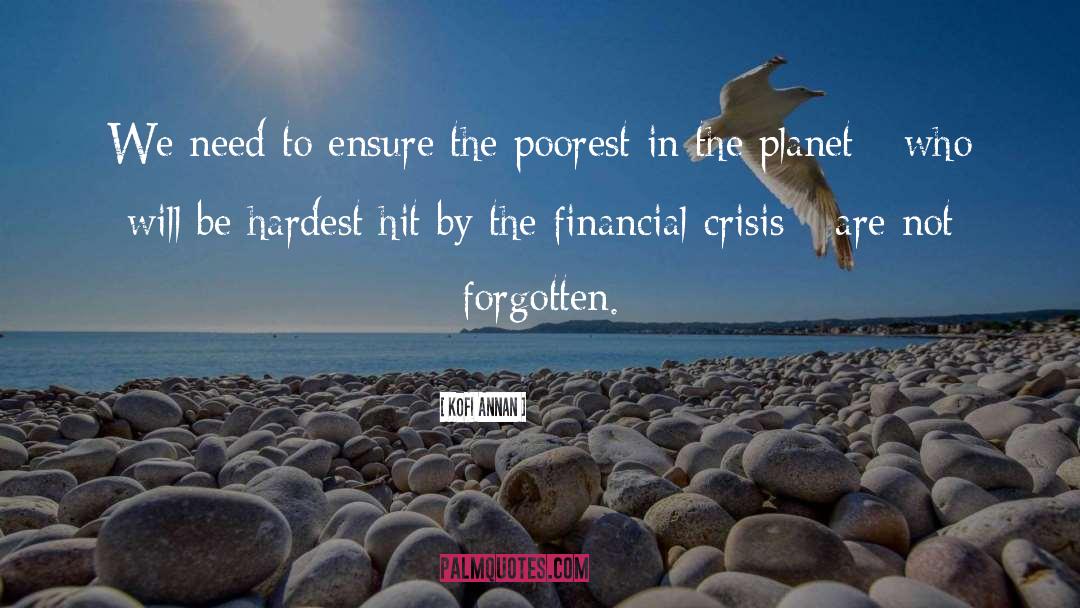 Financial Independence quotes by Kofi Annan