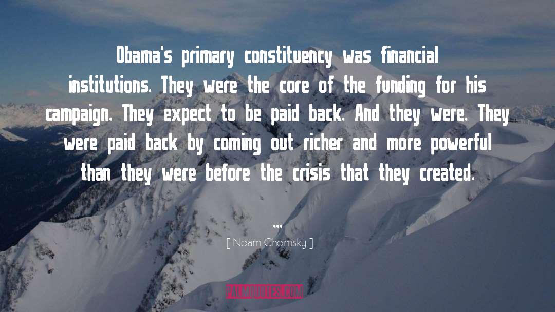 Financial Institutions quotes by Noam Chomsky