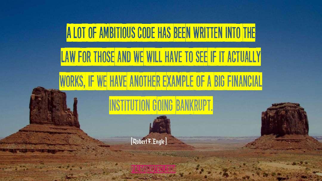 Financial Institutions quotes by Robert F. Engle