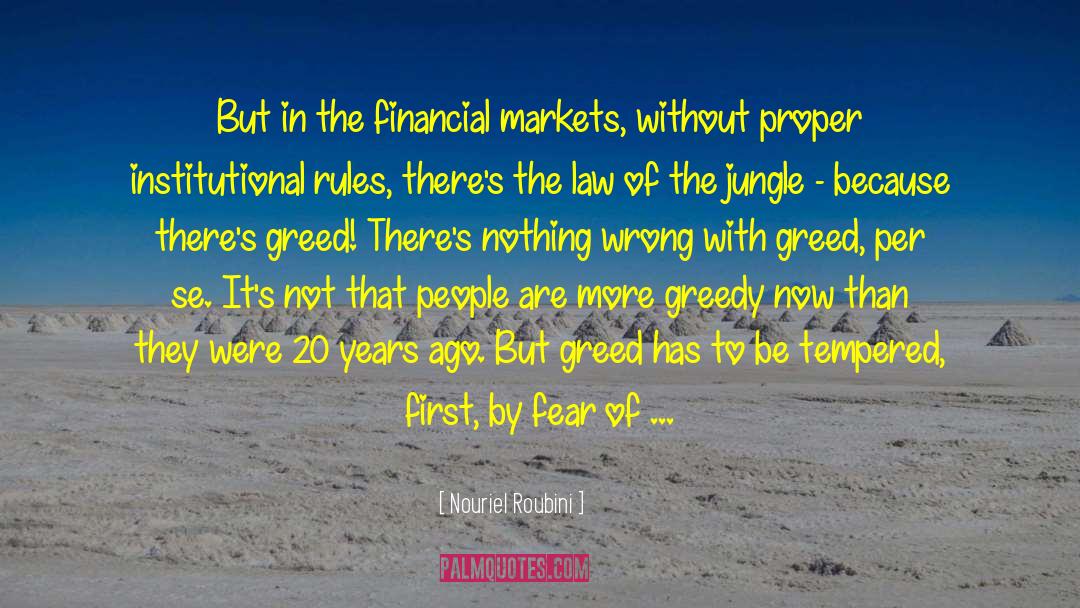 Financial Markets quotes by Nouriel Roubini