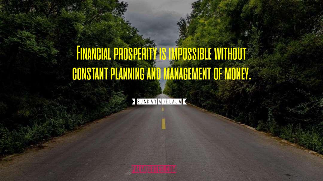 Financial Planning quotes by Sunday Adelaja