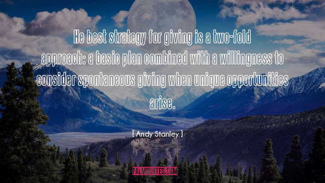 Financial Planning quotes by Andy Stanley