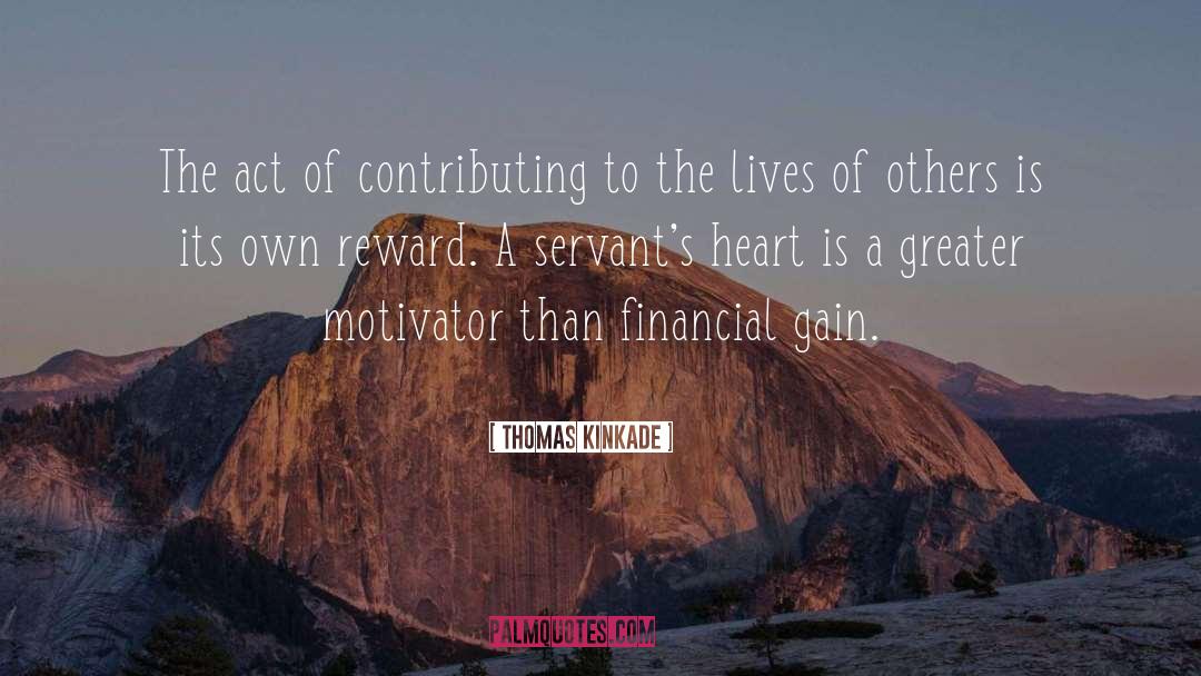 Financial quotes by Thomas Kinkade