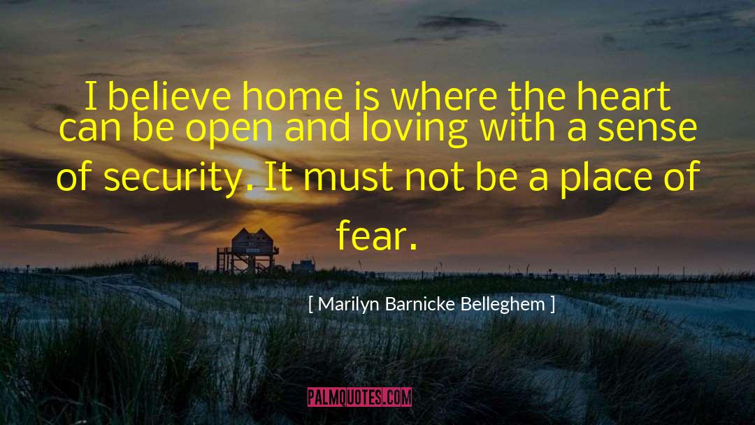 Financial Security quotes by Marilyn Barnicke Belleghem