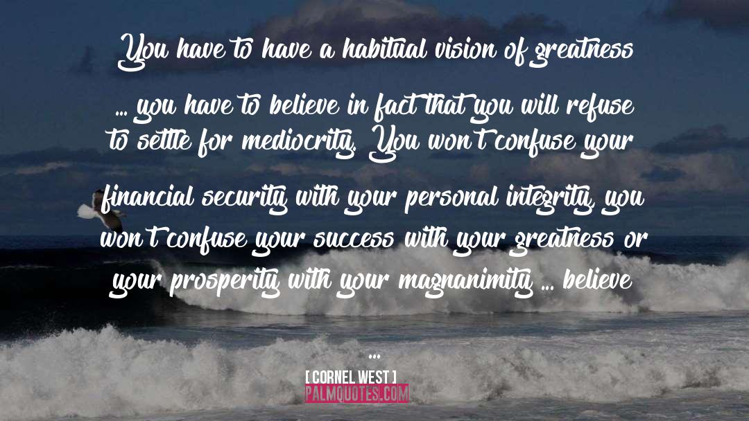 Financial Security quotes by Cornel West