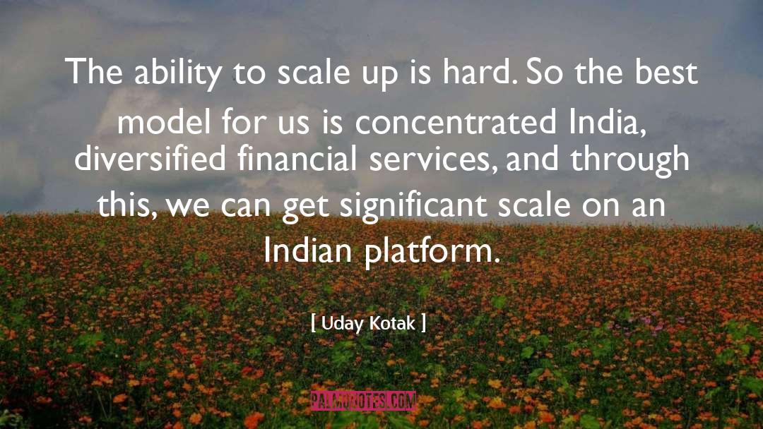Financial Services quotes by Uday Kotak