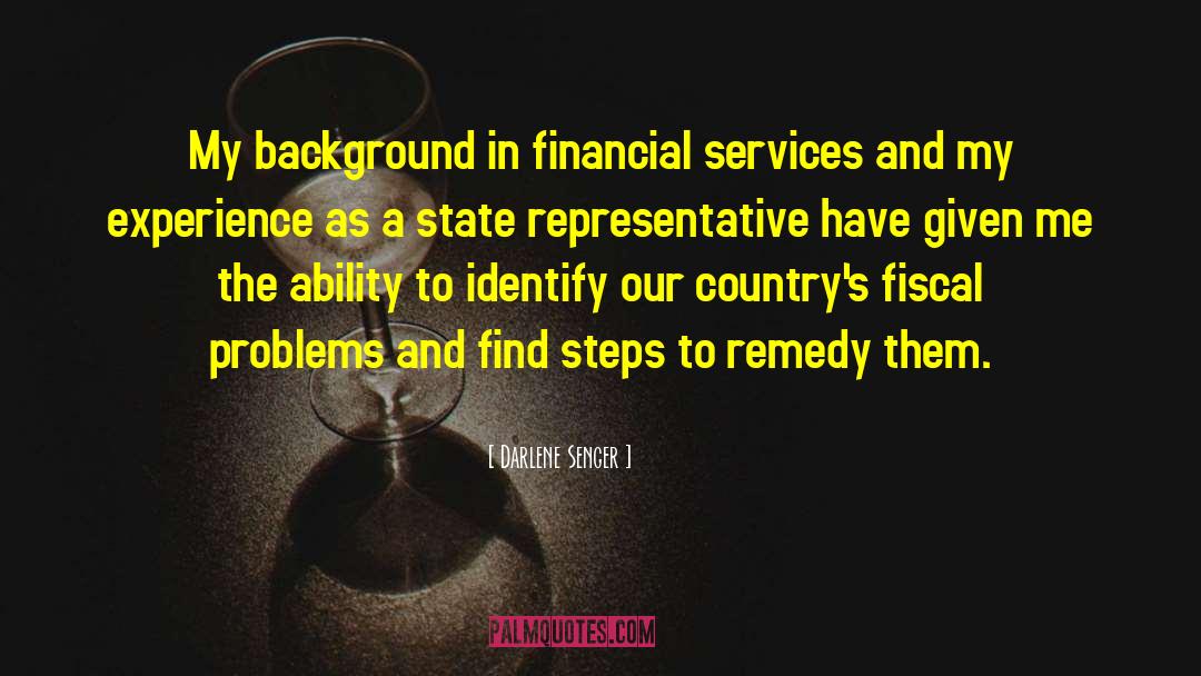 Financial Services quotes by Darlene Senger