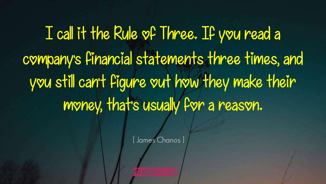 Financial Statements quotes by James Chanos