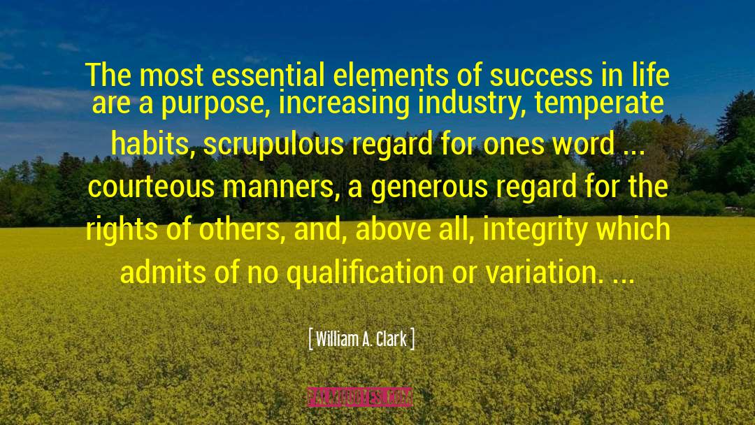 Financial Success quotes by William A. Clark