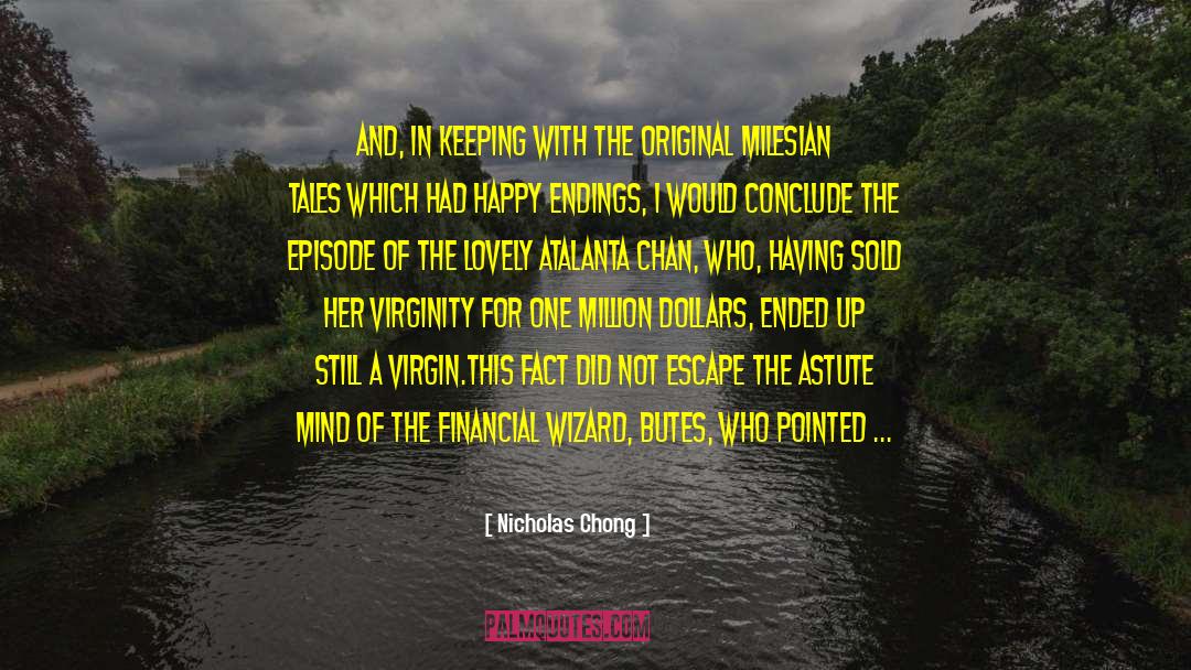 Financial Support quotes by Nicholas Chong