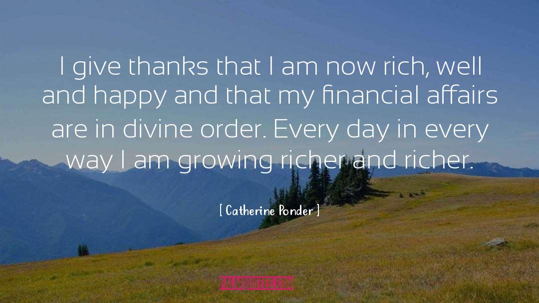 Financial Tips quotes by Catherine Ponder