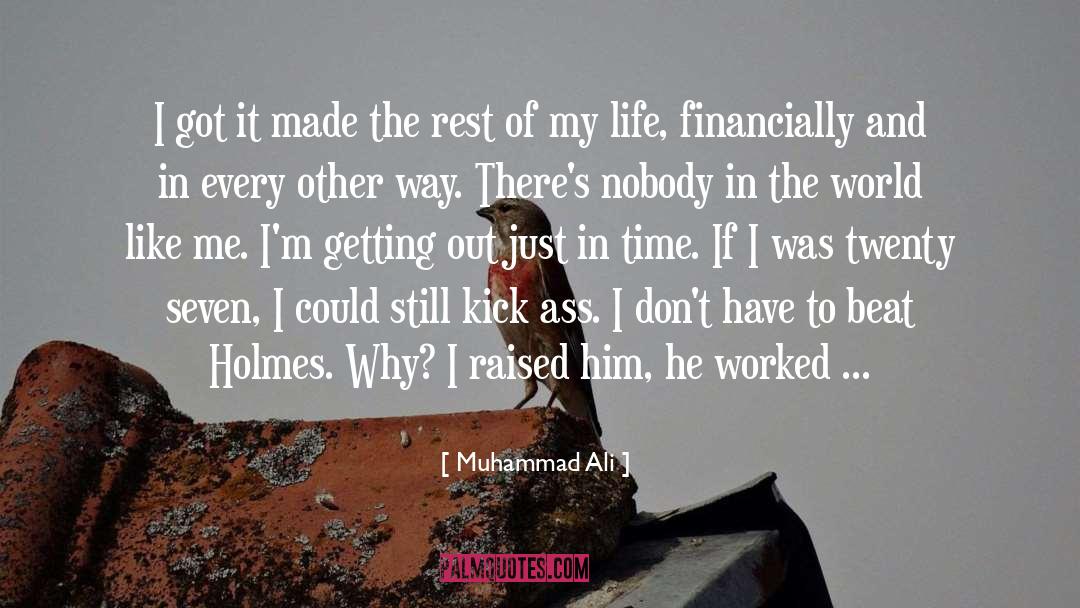 Financially quotes by Muhammad Ali