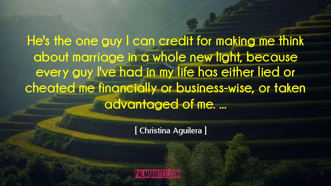 Financially quotes by Christina Aguilera