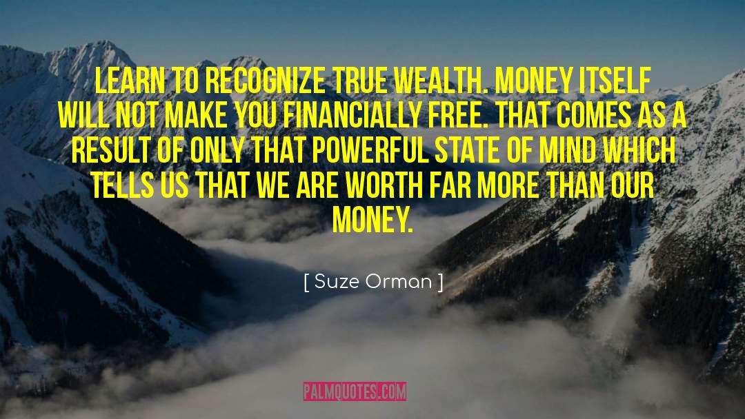 Financially quotes by Suze Orman